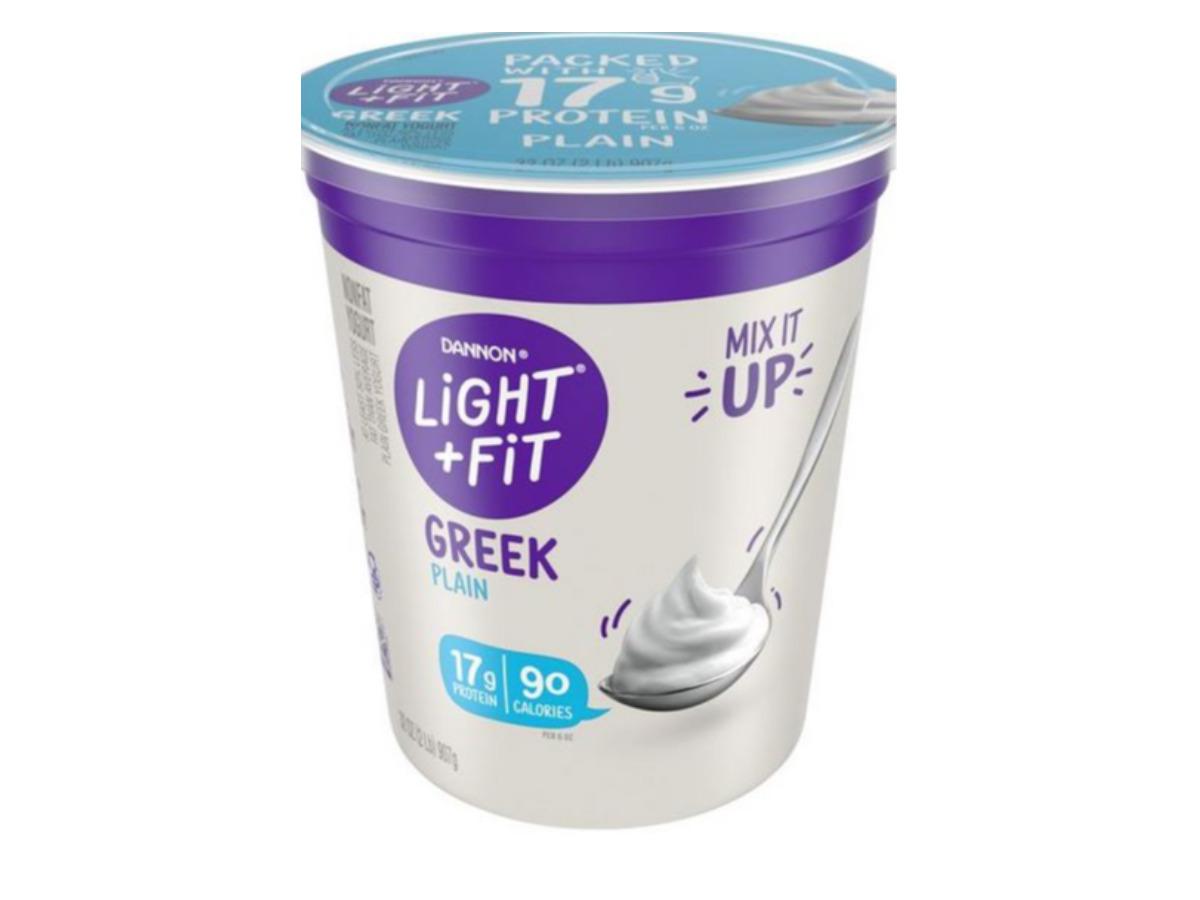 Light & Fit, Greek Plain Nonfat Yogurt Nutrition Facts Eat This Much